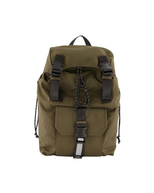 A.P.C. Green Backpacks for men
