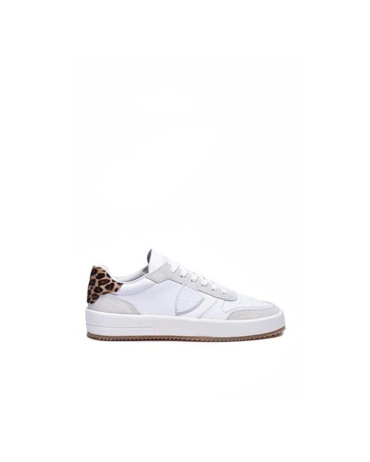 Philippe Model White Sneakers for men