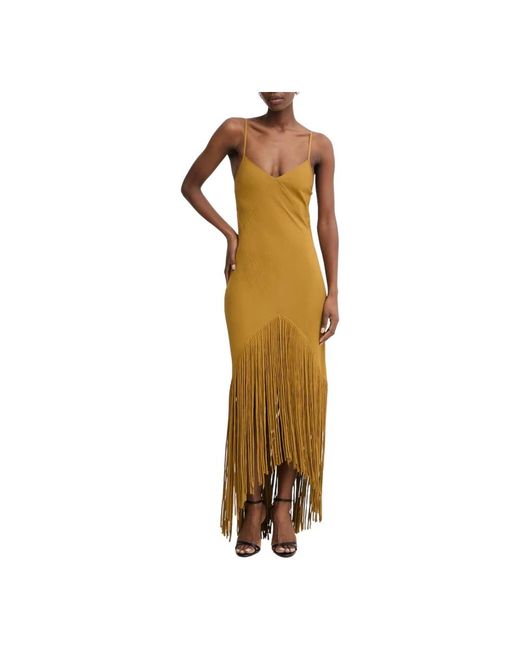 Pinko Metallic Maxi Dresses