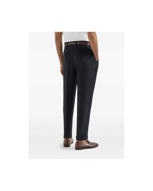 Brunello Cucinelli Black Trousers for men