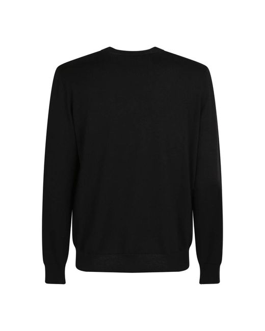 DSquared² Black Round-Neck Knitwear for men