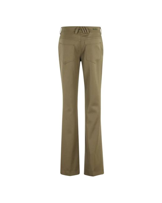 Straight Trousers The Attico de color Green