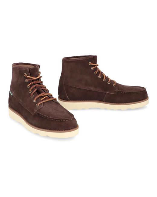 Sebago Brown Lace-Up Boots for men