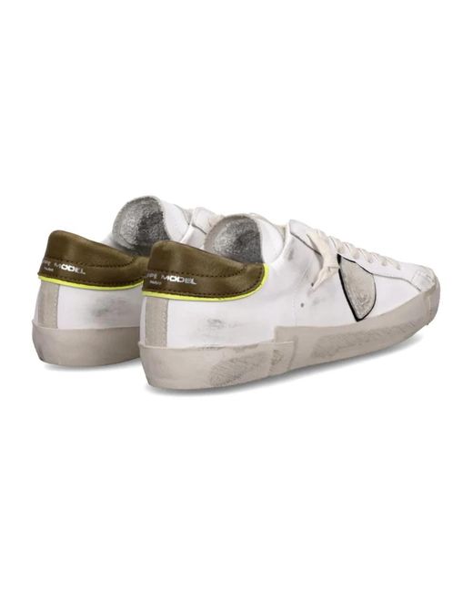Philippe Model White Sneakers for men