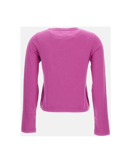 Extreme Cashmere Purple Round-Neck Knitwear