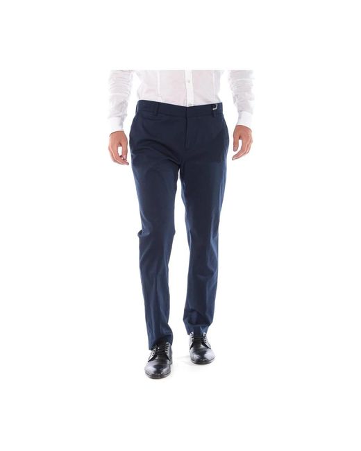 Daniele Alessandrini Blue Suit Trousers for men