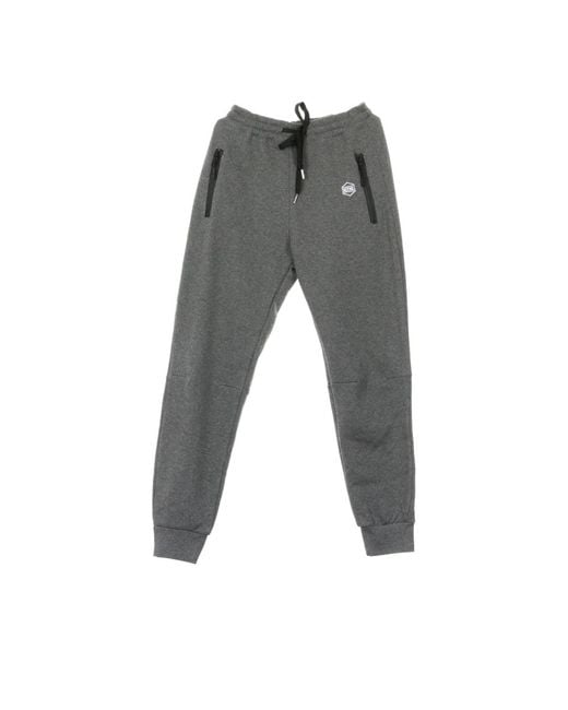 DOLLY NOIRE Donkergrijze Melange Sweatpants Tracksuit Broek in het Gray voor heren