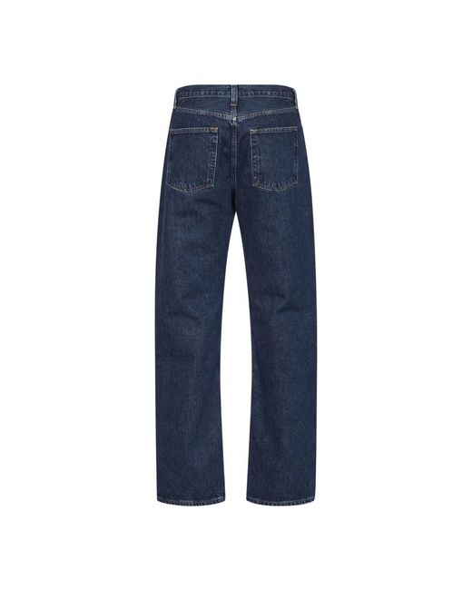 Agolde Blue Straight Fit Jeans