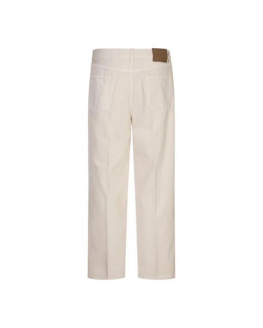 Jacob Cohen Straight Jeans in het Natural