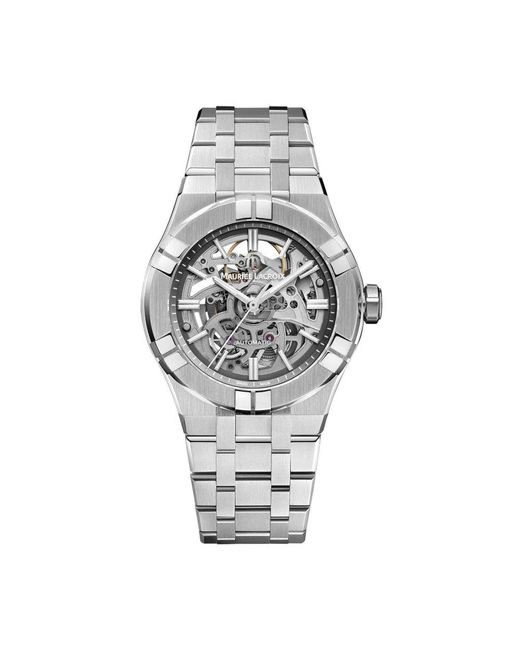 Maurice Lacroix Aikon Automatic Skeleton in het Metallic voor heren