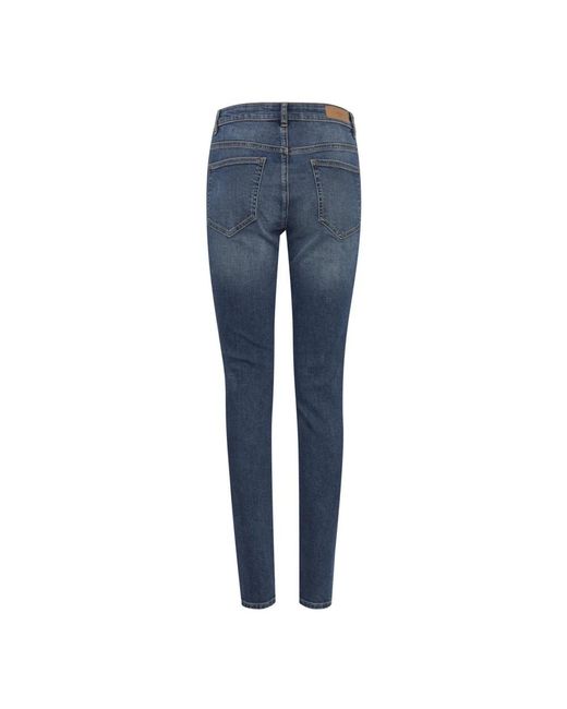 Ichi Blue Skinny Fit Jeans