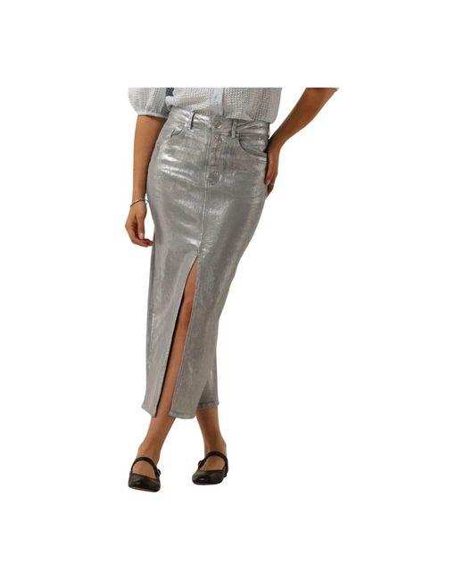 Second Female Midi Skirts in het Gray