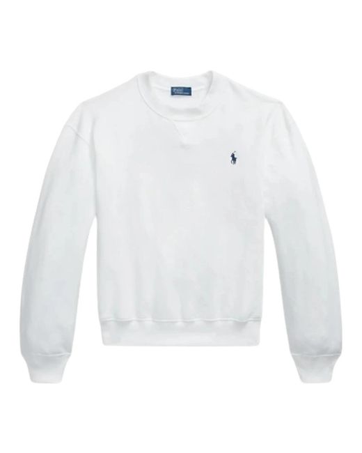 Polo Ralph Lauren White Round-Neck Knitwear