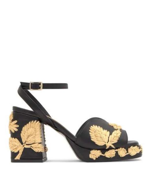 Castaner Metallic High Heel Sandals