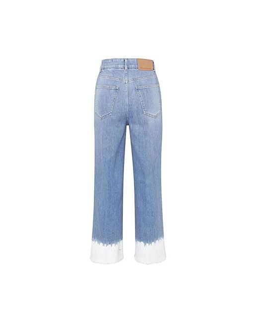 Stella McCartney Blue Cropped Jeans