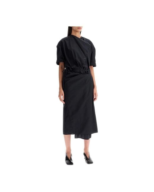 Lemaire Black Midi Dresses