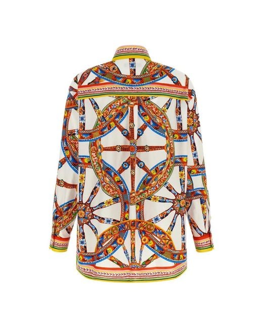 Dolce & Gabbana Orange Shirts