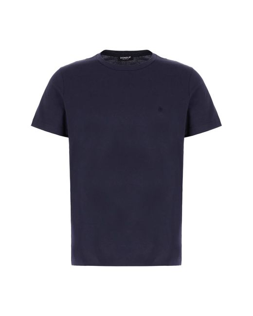 Dondup Lässiges baumwoll-t-shirt für männer in Blue für Herren