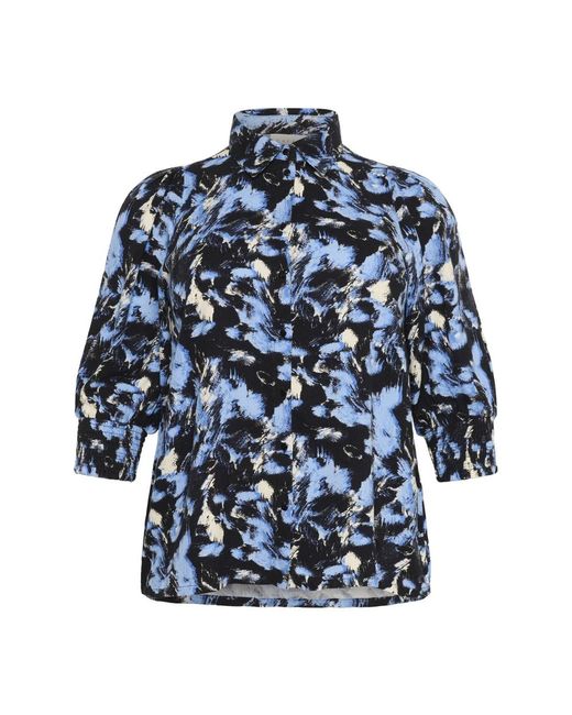 Shirts Kaffe de color Blue