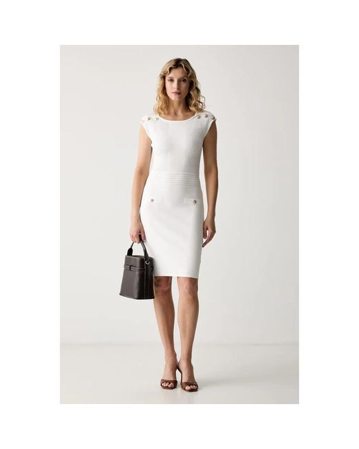 Guess Carmen Mini Jurk in het White