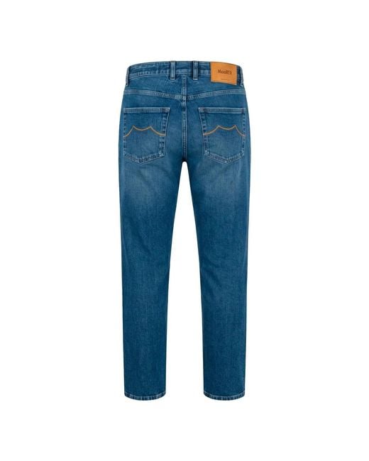 Moorer Blue Slim Fit Jeans for men