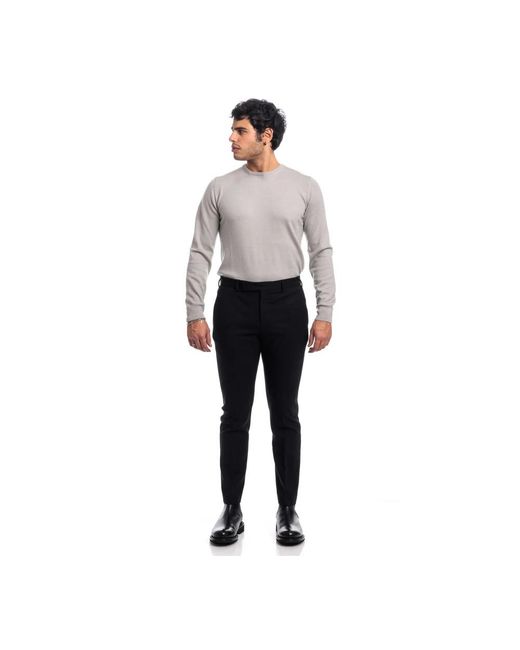 PT01 Black Skinny Trousers for men