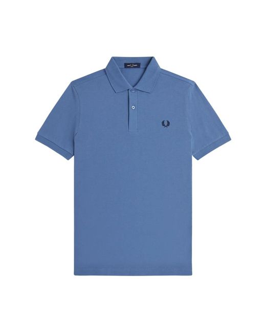 Fred Perry Blue Polo Shirts for men