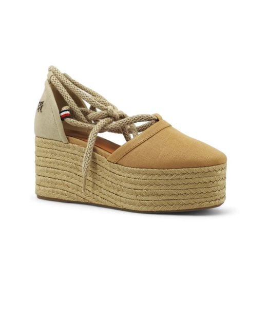 Tommy Hilfiger Natural Wedges