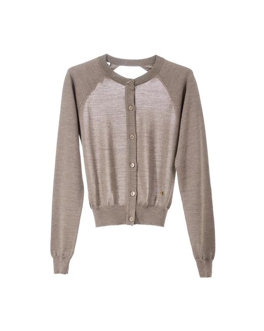 Cardigans Moschino de color Natural