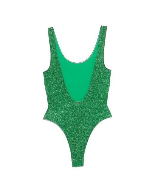 One-Piece Oseree de color Green