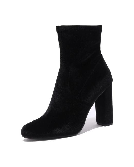 Steve Madden Black Heeled Boots