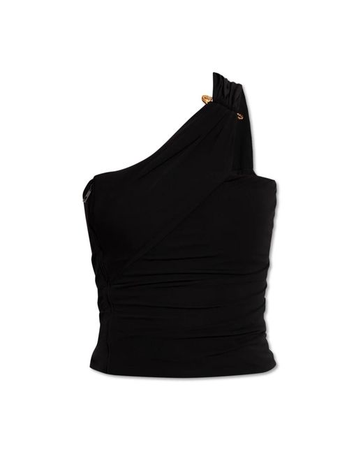 Versace Tops ,Zwart ,Top Met Blote Schouder in het Black