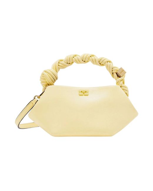 Ganni Metallic Handbags
