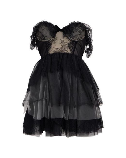 Philosophy Di Lorenzo Serafini Black Short Dresses