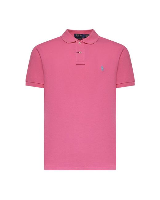 Polo Ralph Lauren Pink Polo Shirts for men