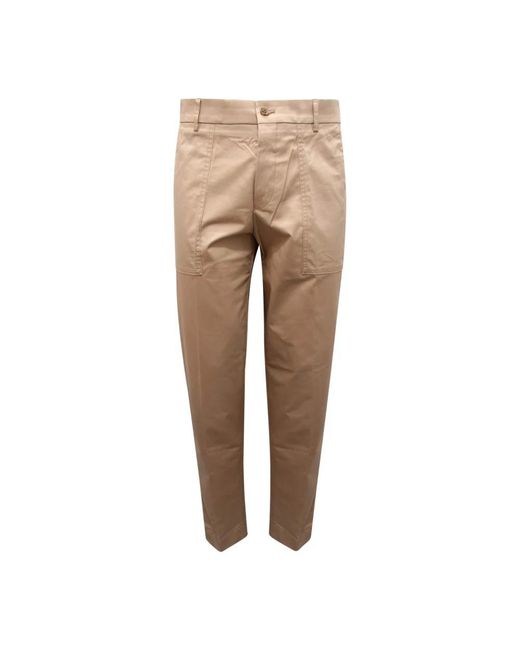 Berwich Natural Slim-Fit Trousers for men