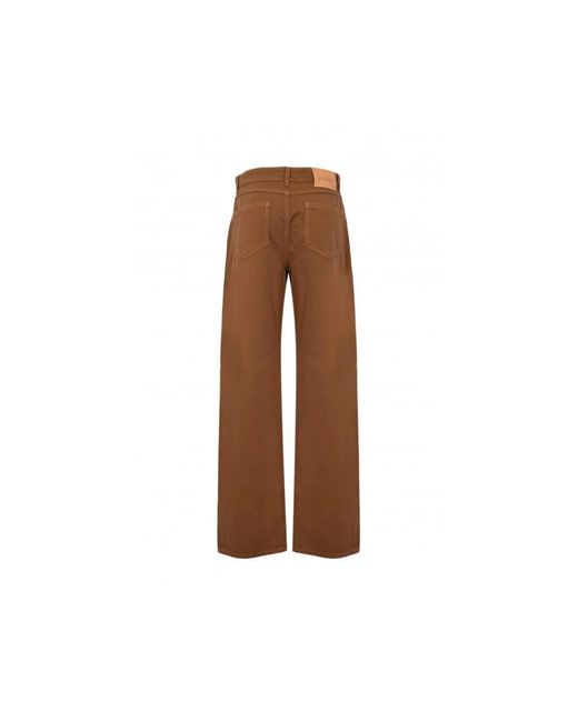 Max Mara Brown Straight Jeans