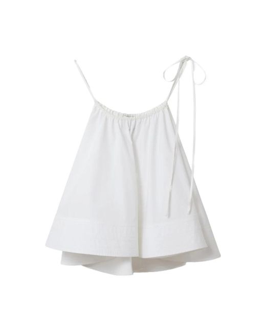Stella McCartney White Sleeveless Tops