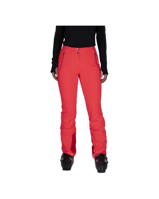 Kjus Fitness ,Oranje ,Hibiscus Formule Broek in het Red