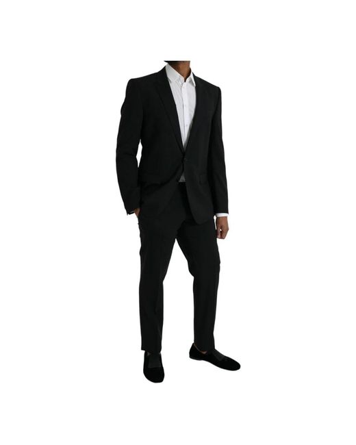 Dolce & Gabbana Black Classic Suit for men