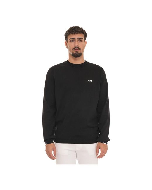 Boss Black Round-Neck Knitwear for men