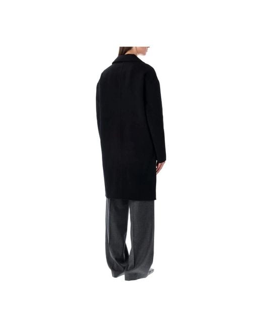 Anine Bing Black Single-Breasted Coats