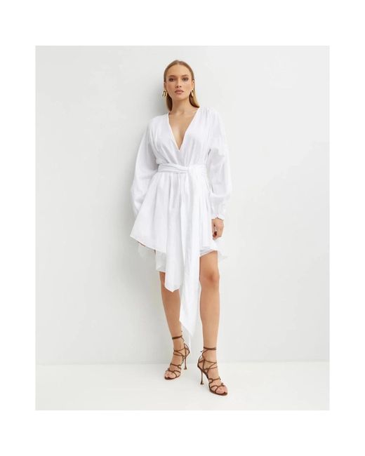 Alexandre Vauthier White Wrap Dresses