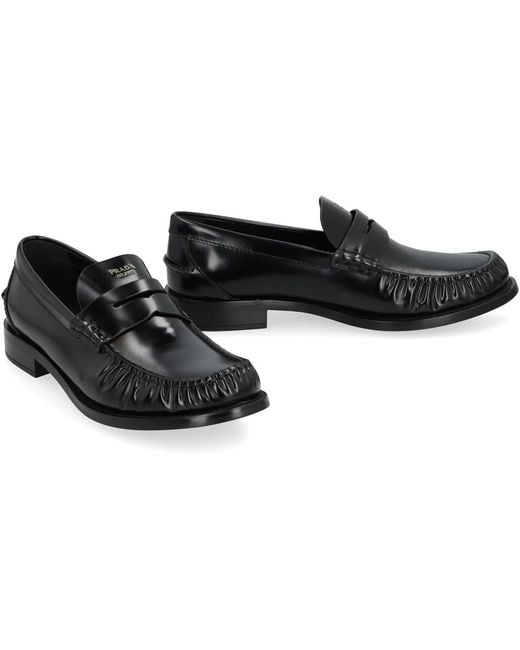 Prada Black Loafers