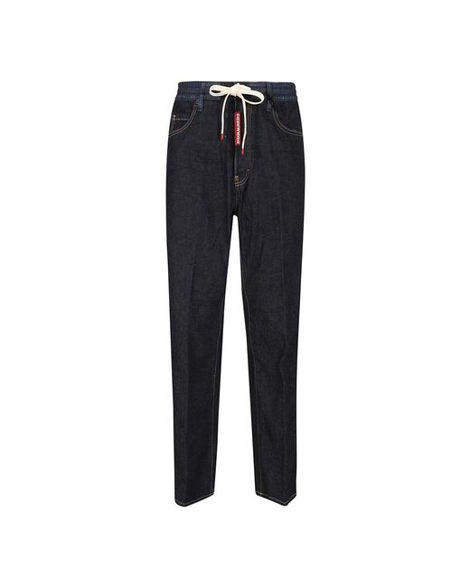 DSquared² Blue Straight Jeans for men
