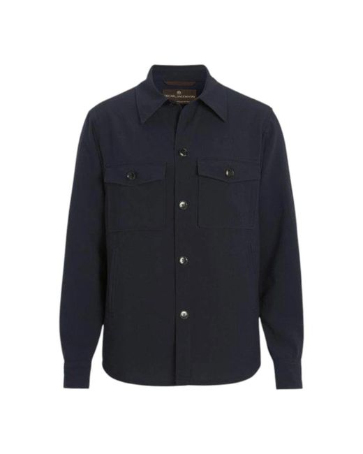 Light Jackets Oscar Jacobson de hombre de color Blue