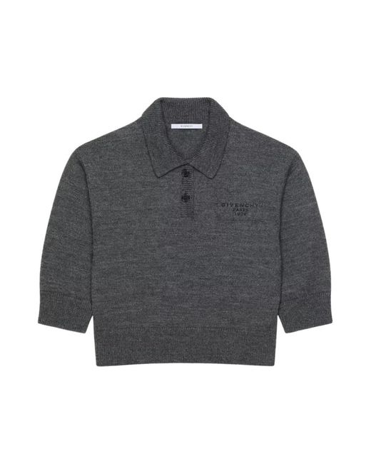 Givenchy Gray Polo Shirts