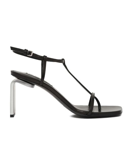 High Heel Sandals di Jil Sander in Metallic