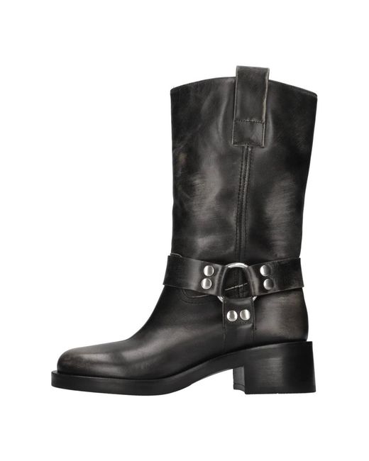 Strategia Black Heeled Boots