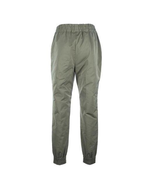 Ermanno Scervino Green Grüne Elastische Hosen Mit Kordelzug